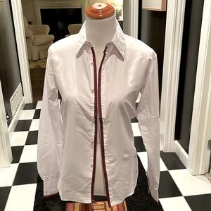 Brand new white button down blouse size medium